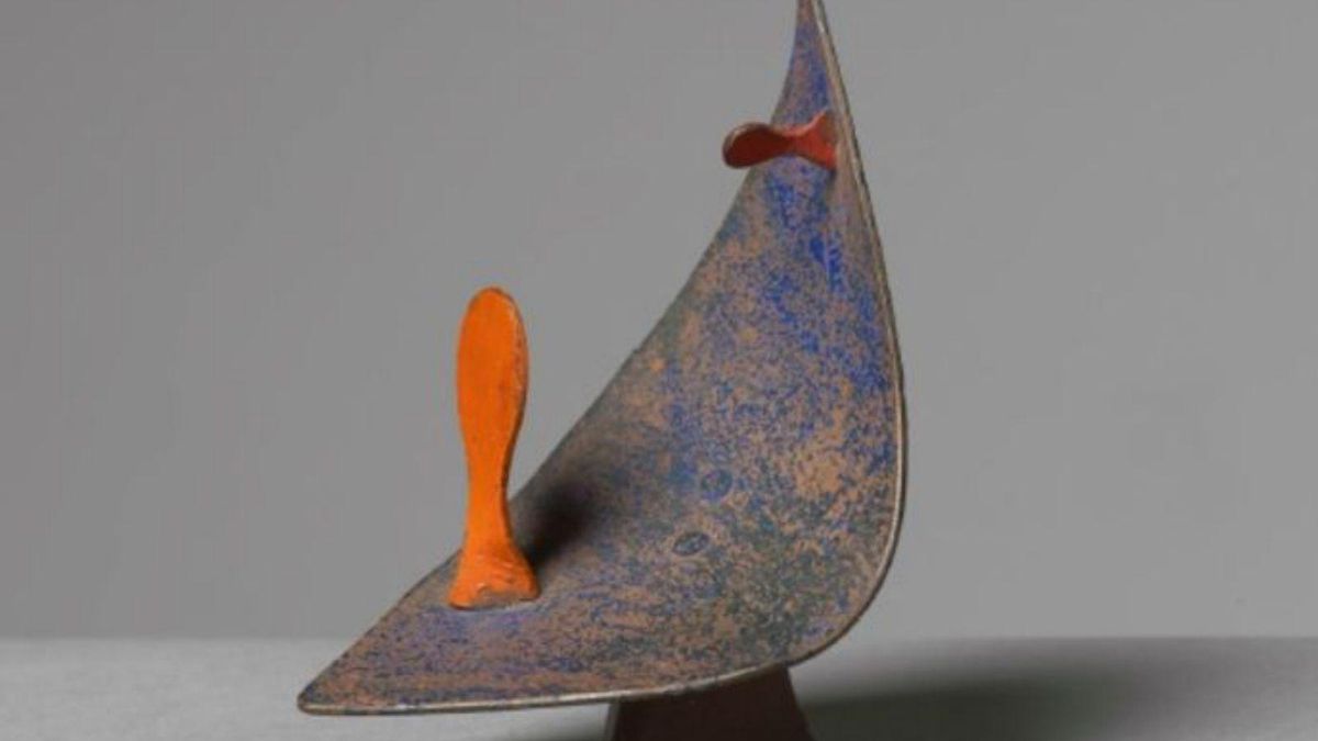 «Blue, Orange and Red» (1945), Alexander Calder.
