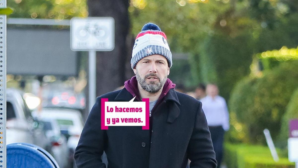 Ben Affleck pasa de las canas y se tiñe... ¡La barba!