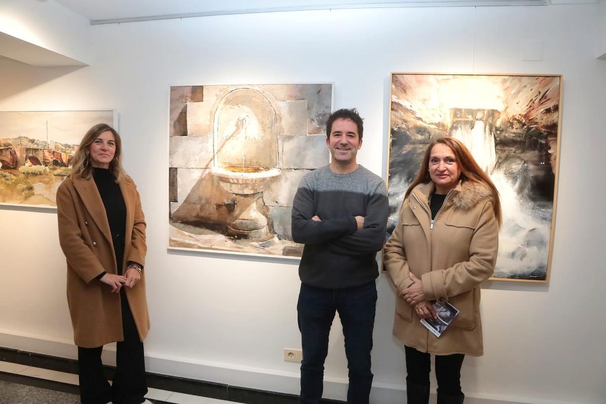 El artista Gonzalo Romero ha presentado sus obras en Benicàssim.