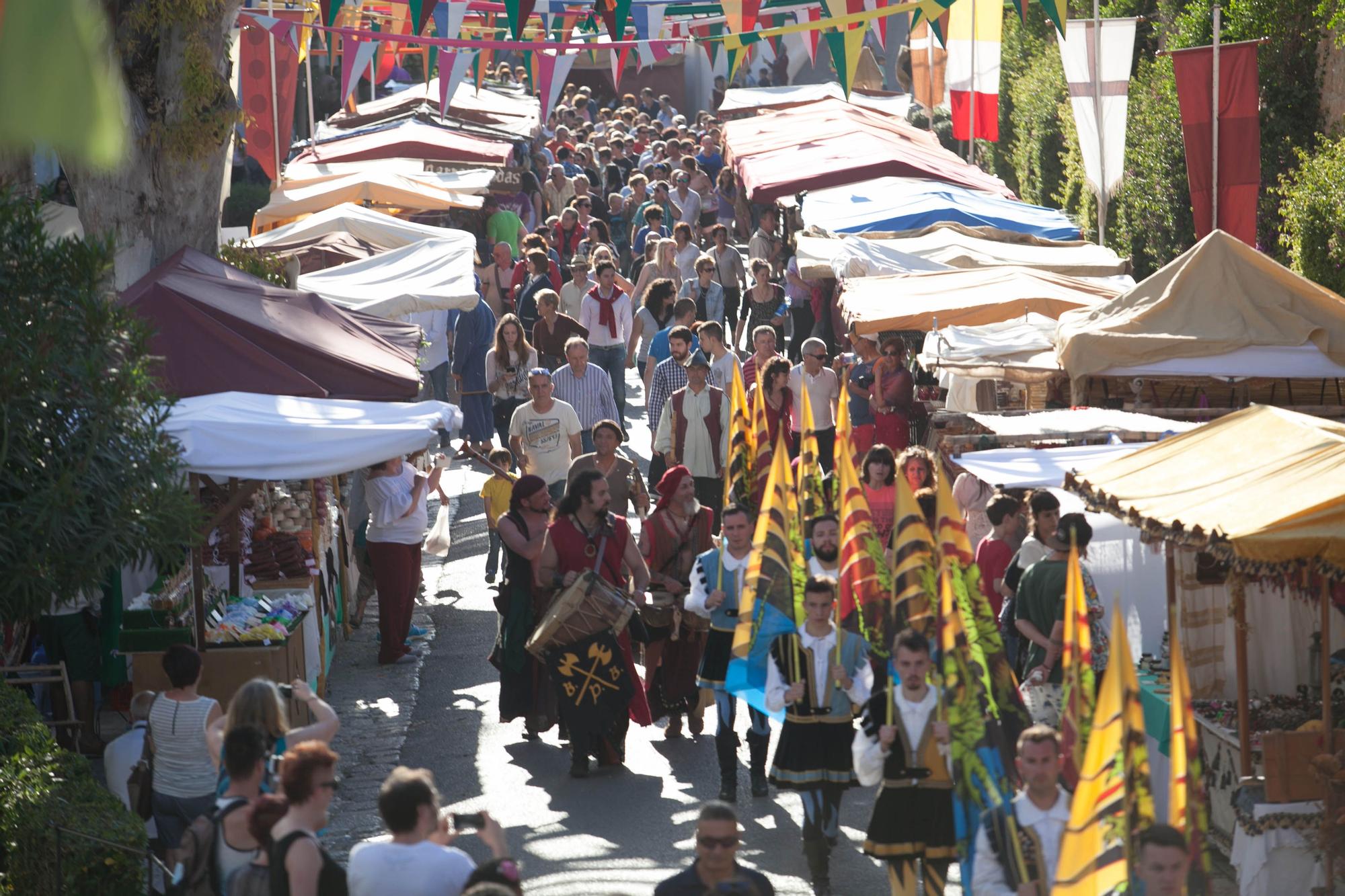 Edición de 2015 de la Feria Medieval de Ibiza.