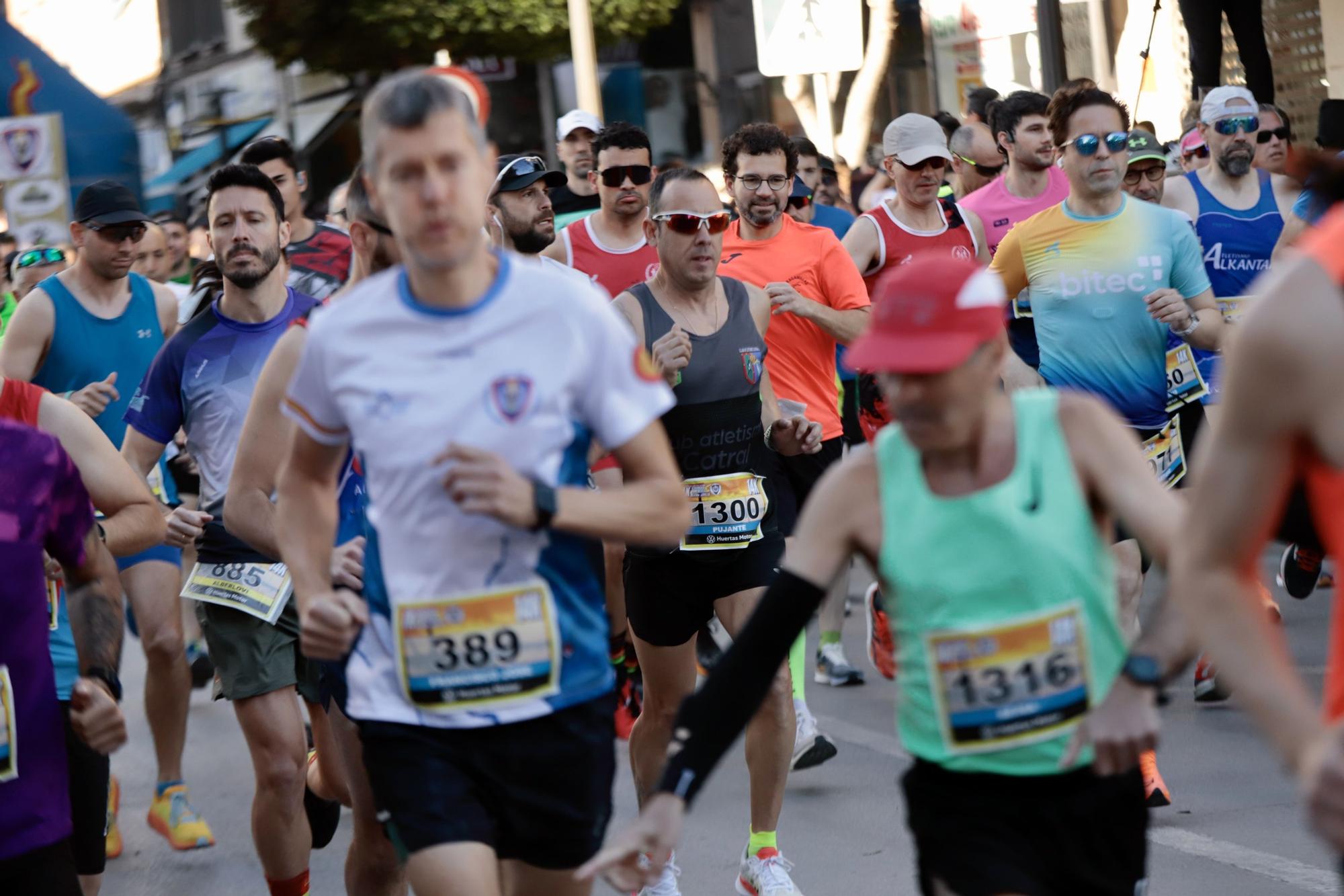 Carrera Base de Alcantarilla: Salida