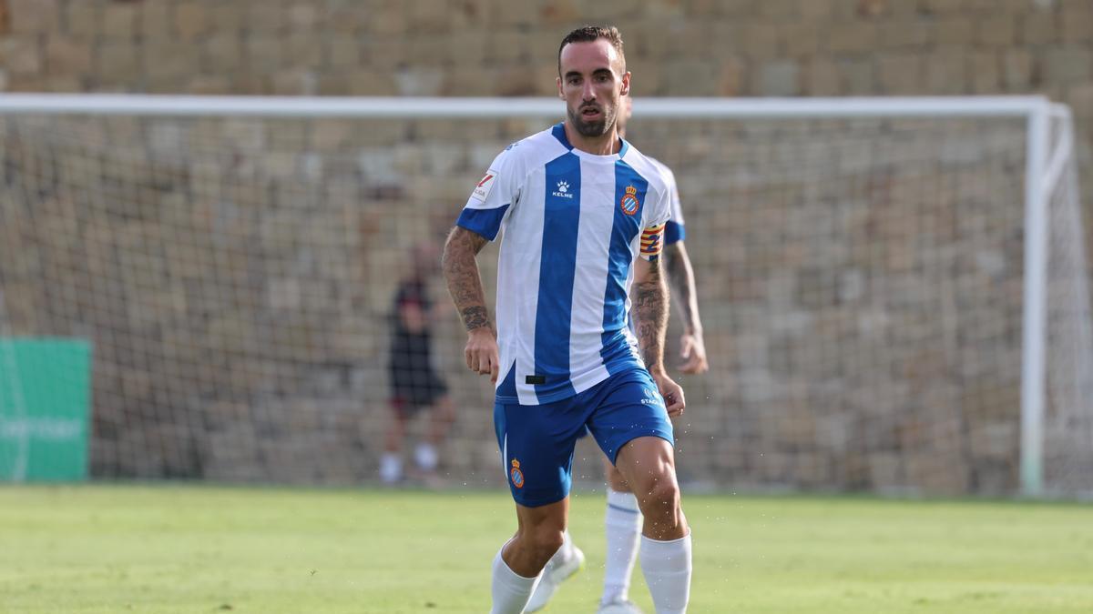 Sergi Darder, en un partido de esta pretemporada con el Espanyol