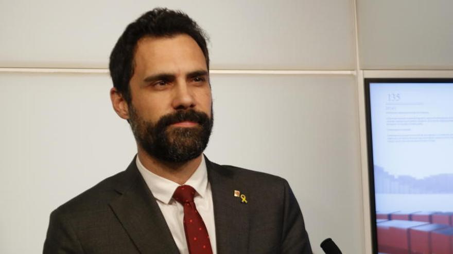 El president del Parlament, Roger Torrent.