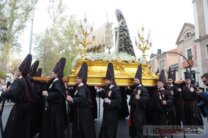 Procesión de la Soledad del Calvario en Murcia