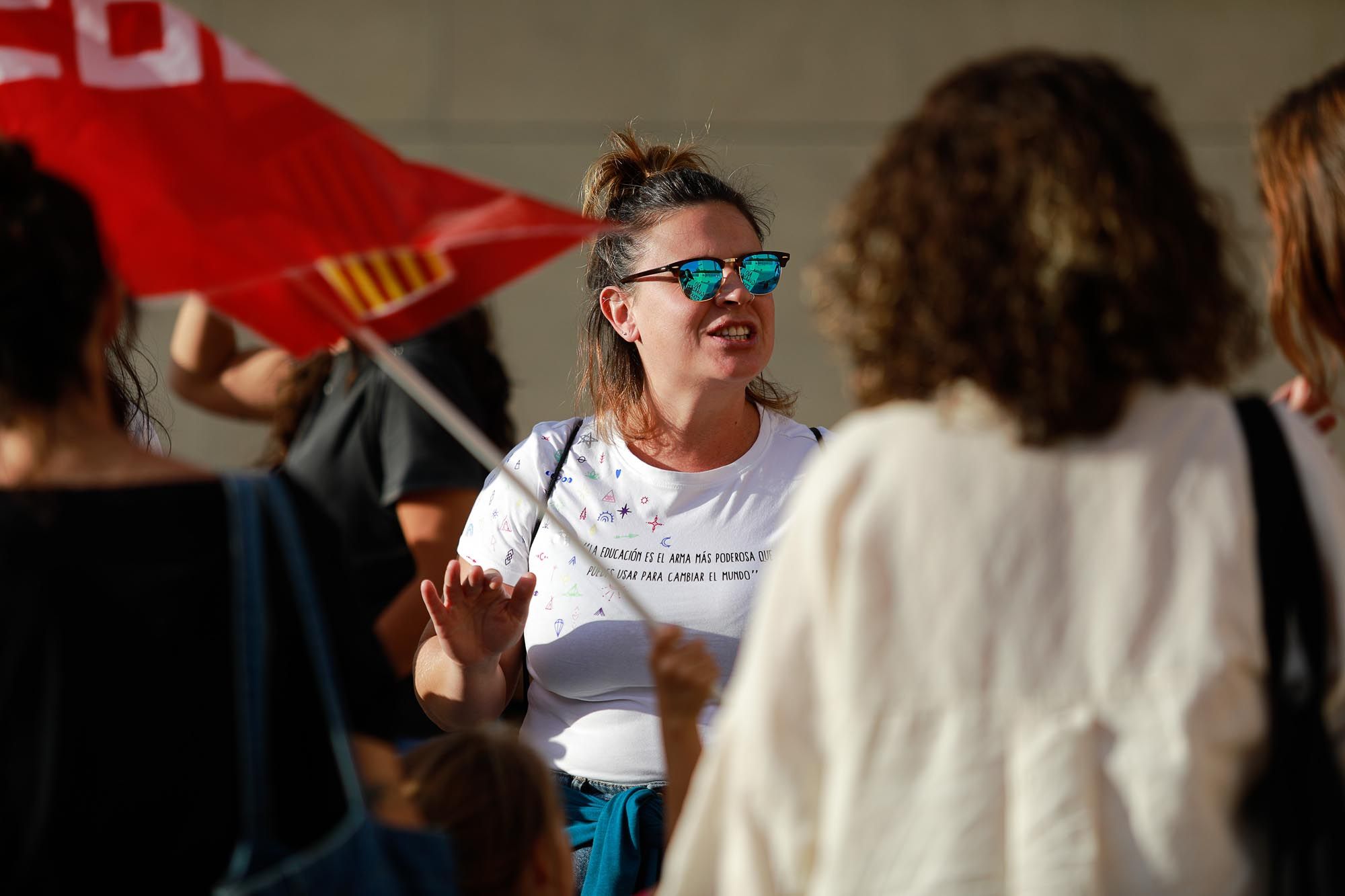 Protesta de las educadoras de infantil de 0 a 3 años en Ibiza