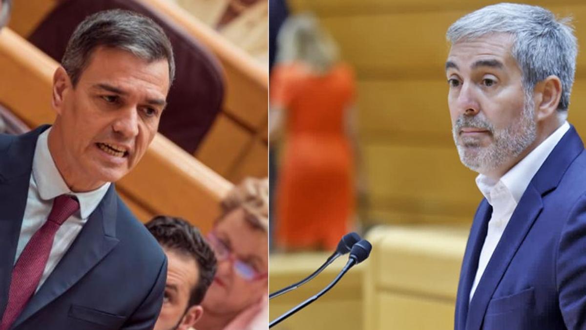 Clavijo censura a Sánchez que aplace las inversiones en Canarias y los 100 millones para La Palma