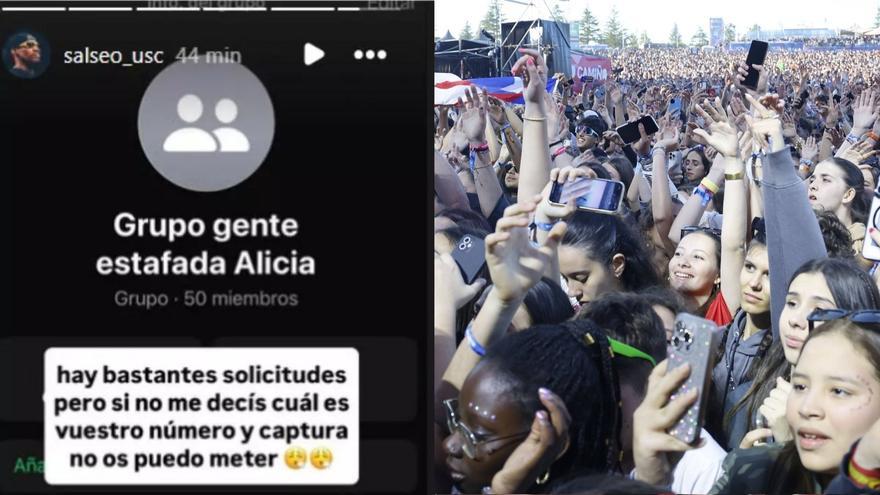 ¿Quién es Alicia? Un grupo reúne a 50 víctimas de una presunta estafa en la reventa de entradas de O Son do Camiño