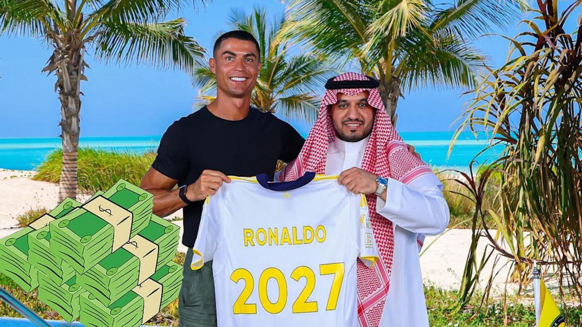 Cristiano Ronaldo cobra unos 200 millones de euros por temporada