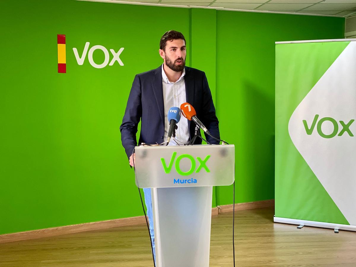 José Ángel Antelo, líder de Vox en la Región.