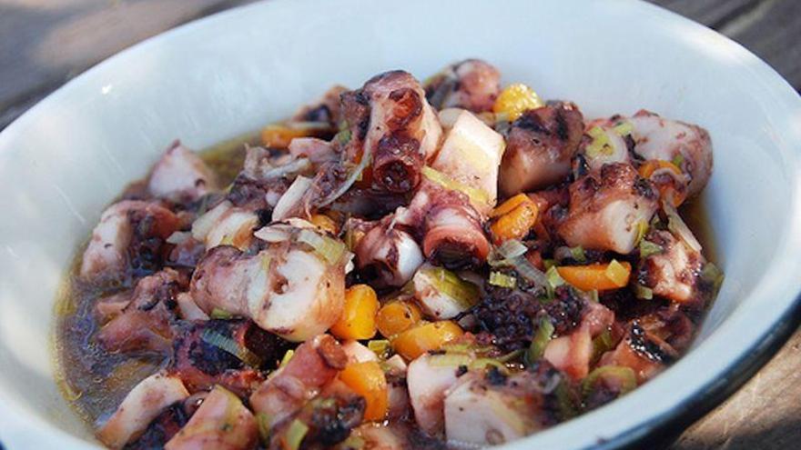 Pulpo escabechado