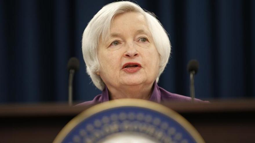 La presidenta de la Fed, Janet Yellen, este miércoles.