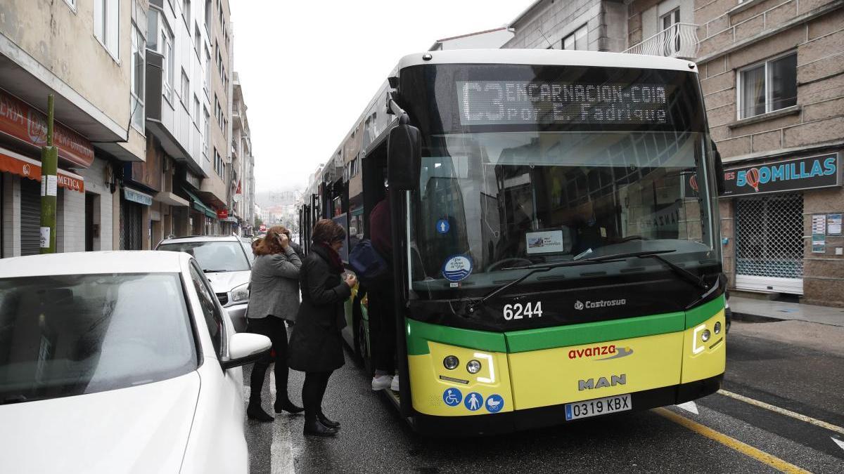 Los hechos ocurrieron en la línea C3 de Vitrasa. // Ricardo Grobas