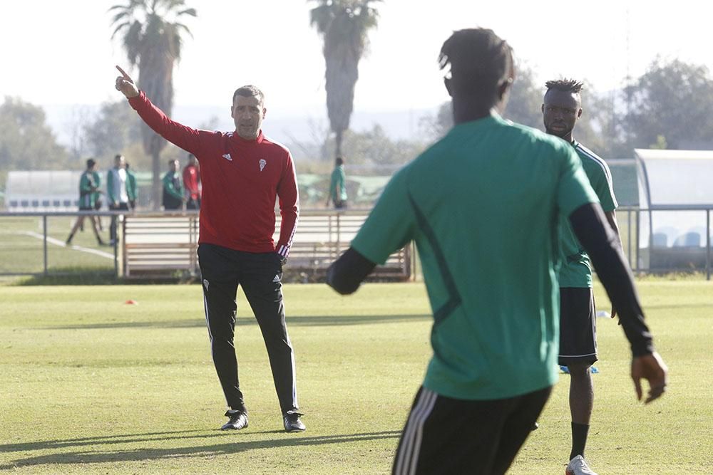 Primer entrenamiento de Raúl Agné con el Córdoba CF