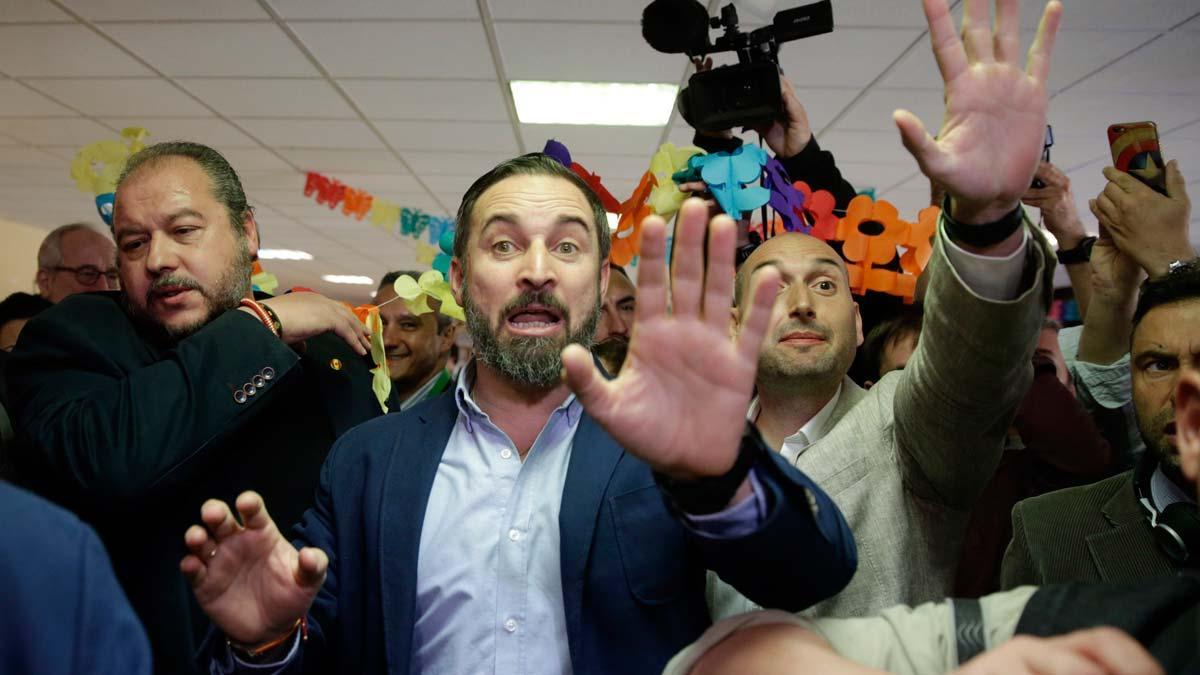 Elecciones 28-A. Abascal: "Millones de españoles van a votar con esperanza, sin miedo a nada"