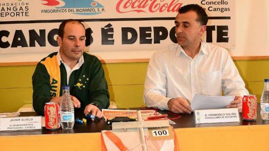 Javier Alvelo y Francisco Soliño, ayer en la presentación del evento. // Gonzalo Núñez