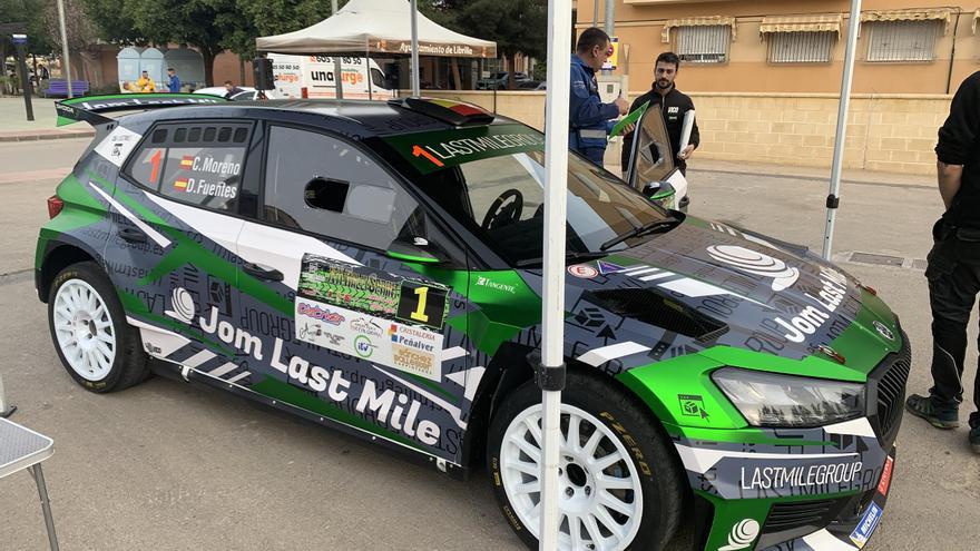 Carlos Moreno y Diego Fuentes se anotan el tercer Rallysprint  de Librilla