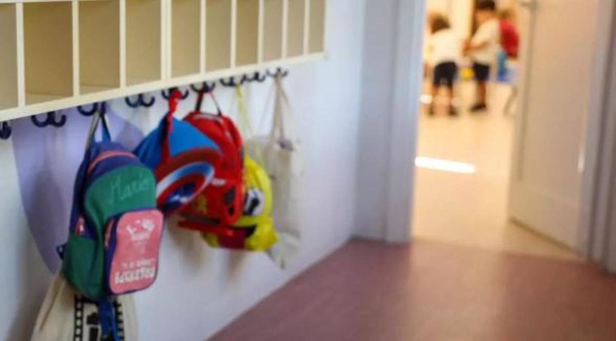 Exterior de una clase de Educación Infantil