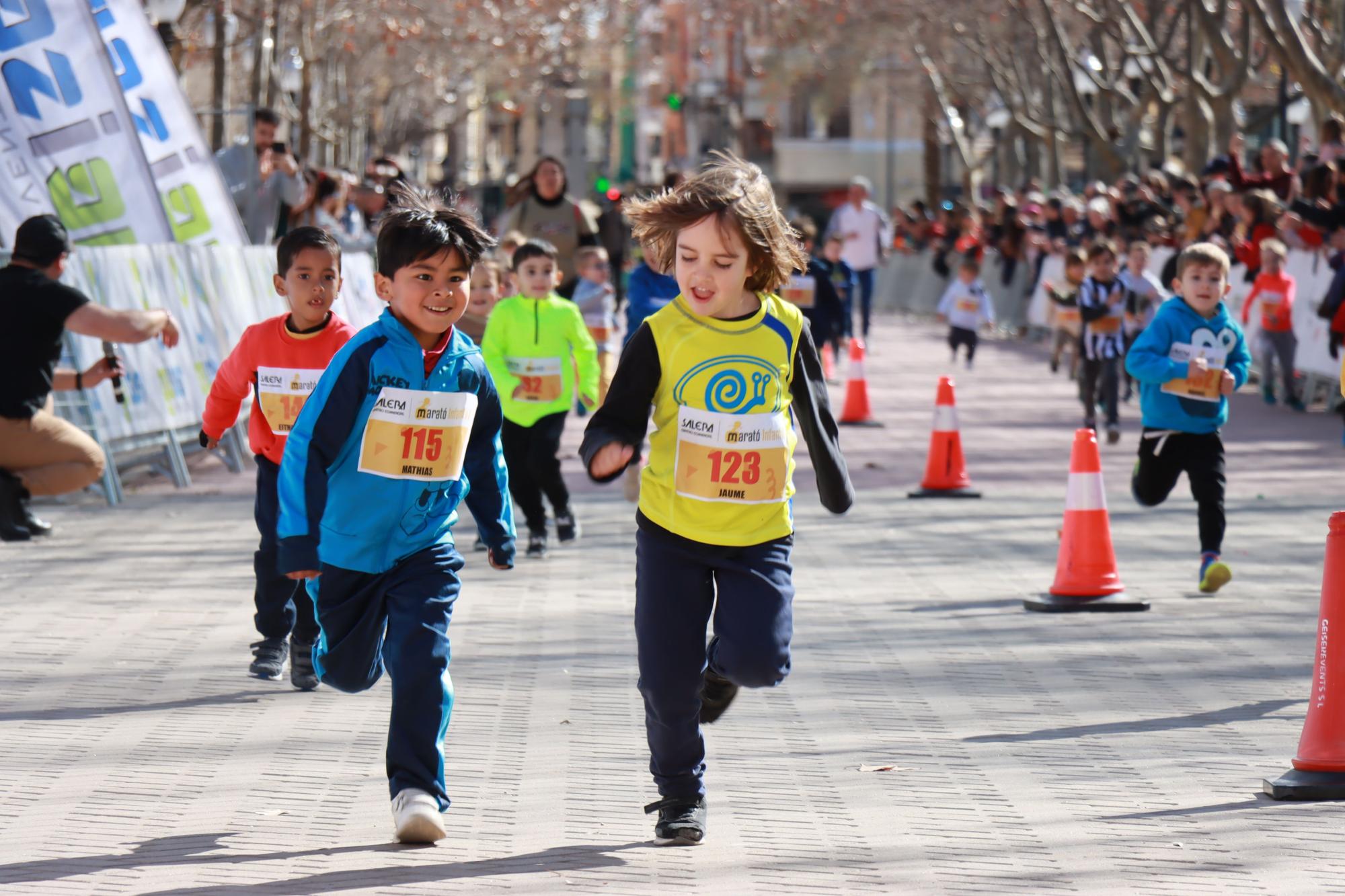 Las mejores imágenes de la maratón infantil en Castelló