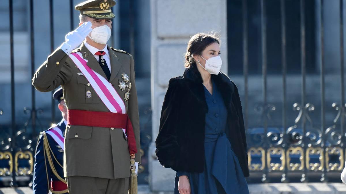 Los reyes Felipe y Letizia abren su agenda del 2022 con la celebración de la Pascua Militar