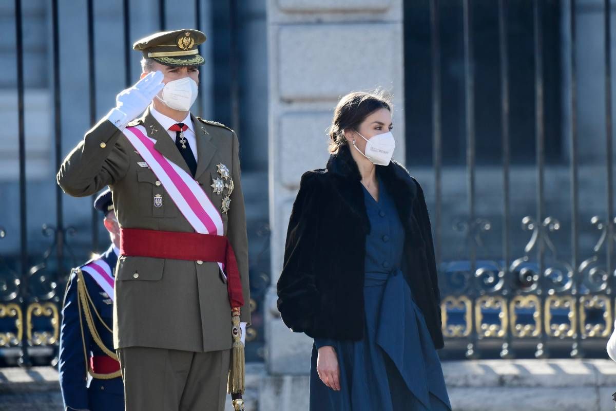 Los reyes Felipe y Letizia abren su agenda del 2022 con la celebración de la Pascua Militar