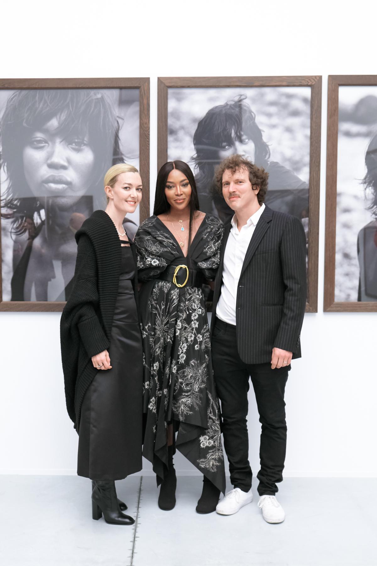 Marta Ortega, Naomi Campbell y Benjamin Lindbergh Marta Ortega, Naomi Campbell y Benjamin Lindbergh