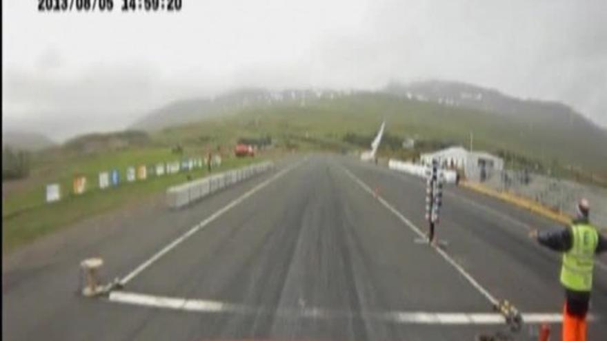 Difundidas las dramáticas imágenes del accidente de avioneta en Islandia
