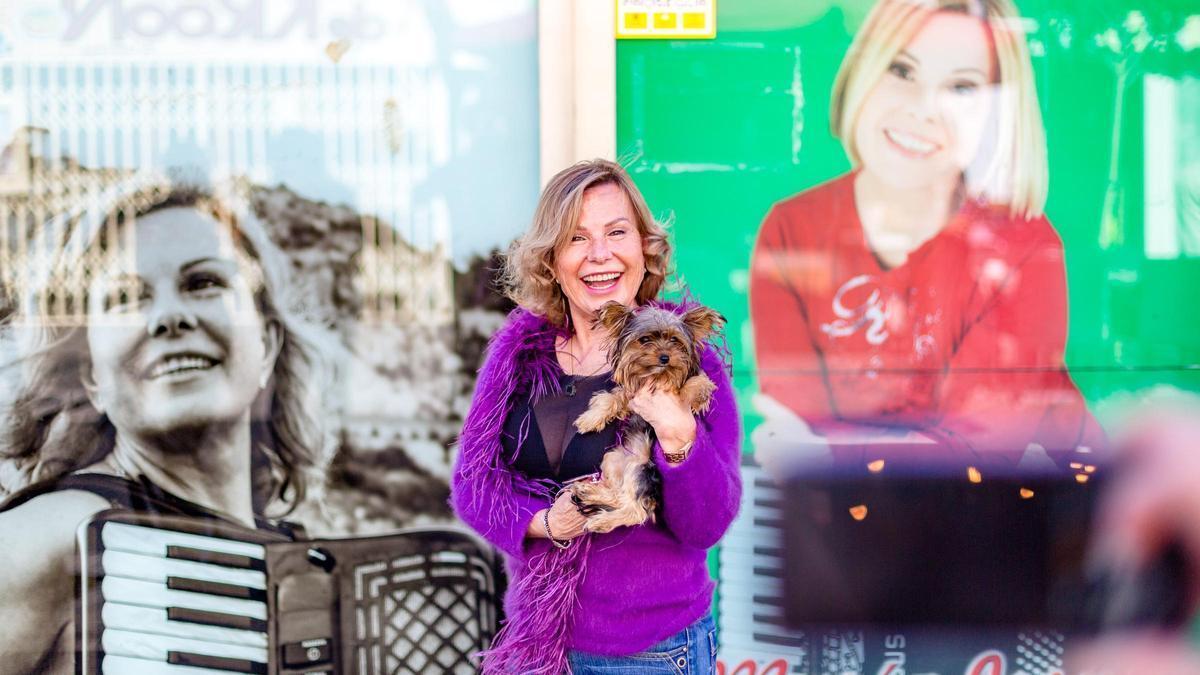 María Jesús y su Acordeón, en una imagen de archivo en Benidorm