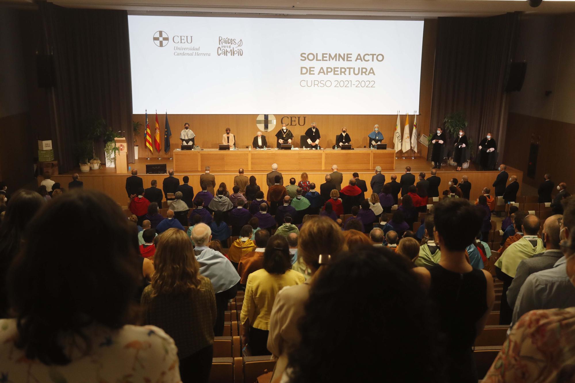 Acto de apertura del nuevo año académico en la Universidad CEU Cardenar Herrera