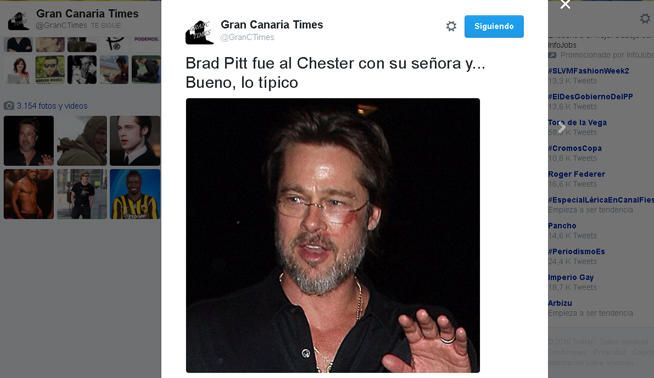Memes Brad Pitt en Gran Canaria