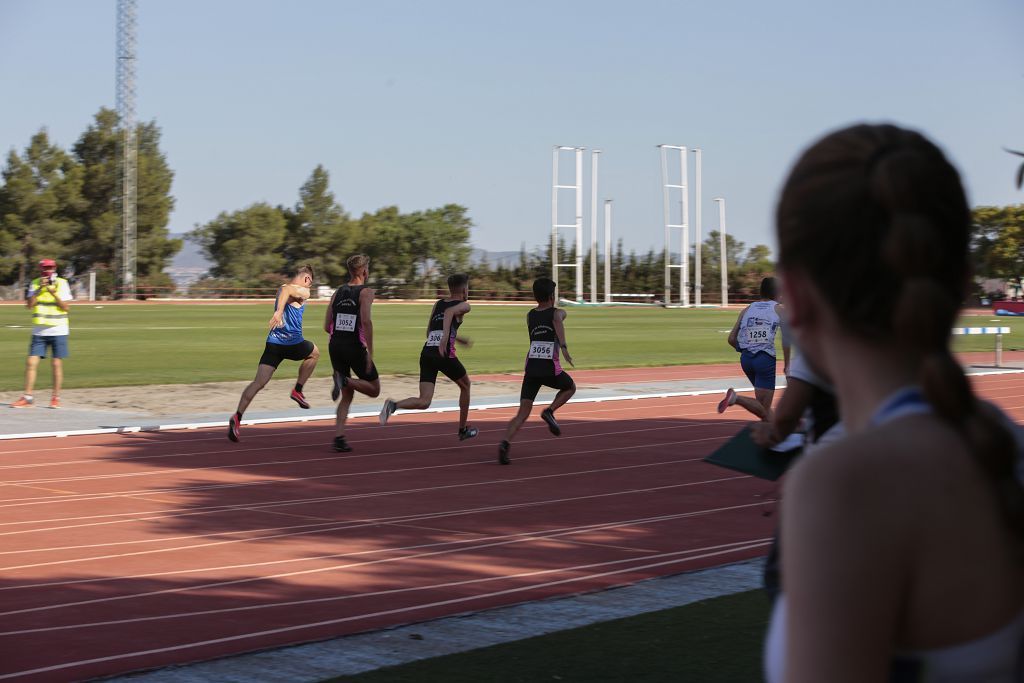 Campeonato regional de atletismo. Primera jornada