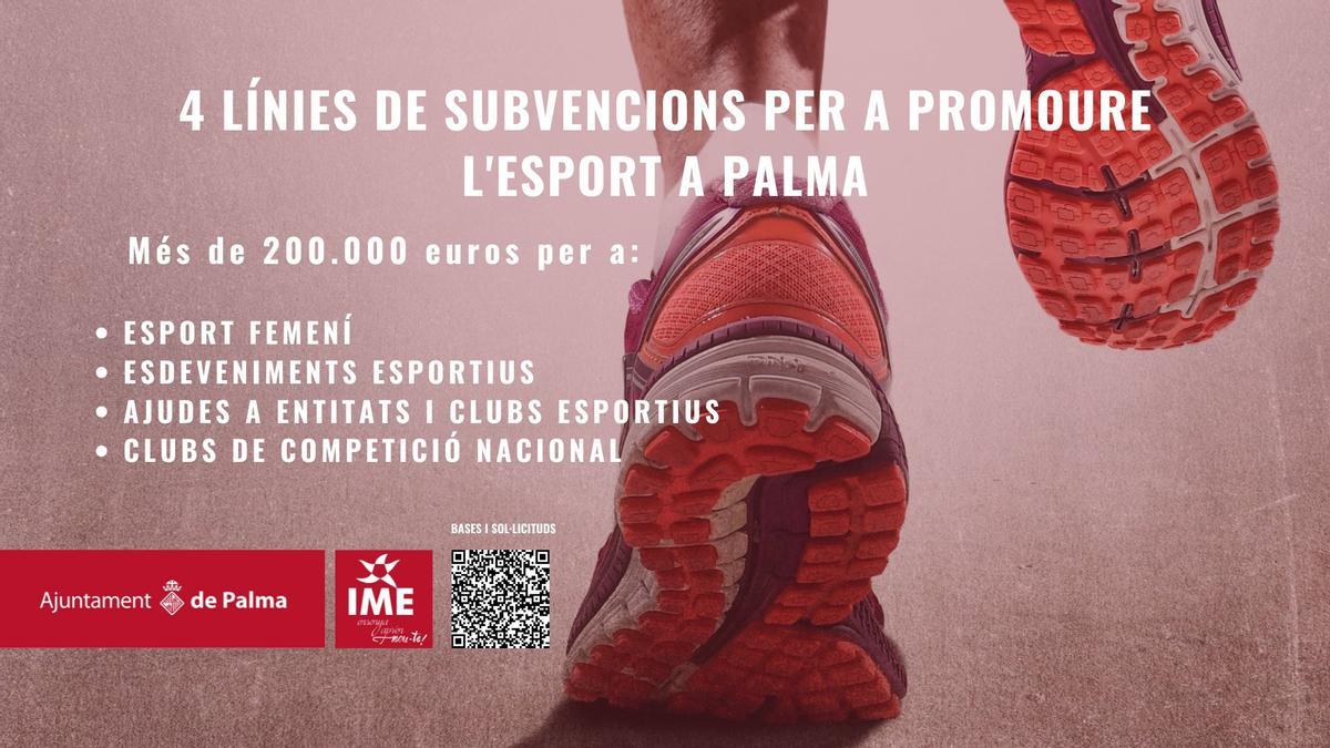 Líneas de ayuda a la promoción del deporte en Palma.