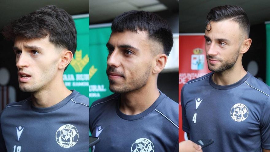 Los futbolistas del Zamora CF hablan con La Opinión: Sergio Nieto, Pablo Clavería y Guille Macho