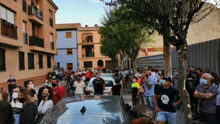 Protesta en Utebo por la okupación en un edificio