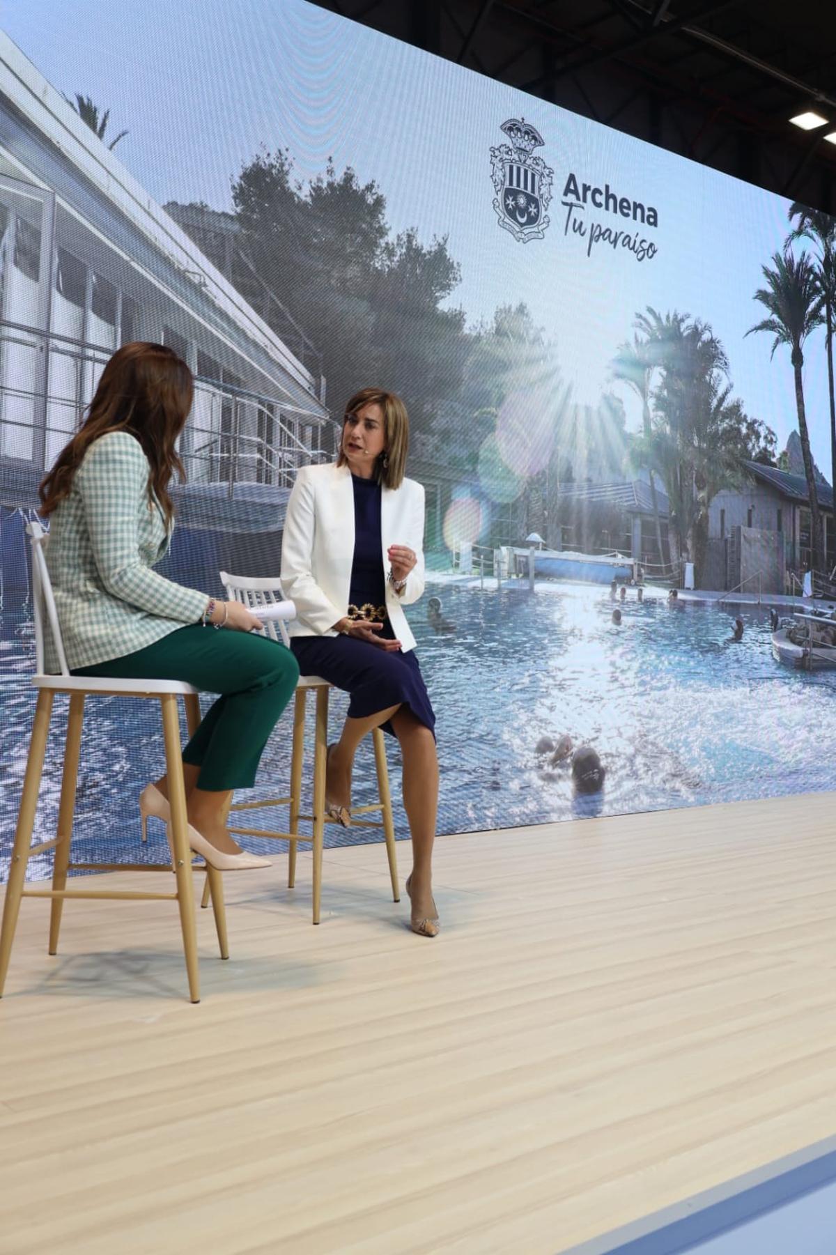 Un momento de la presentación de Archena en Fitur