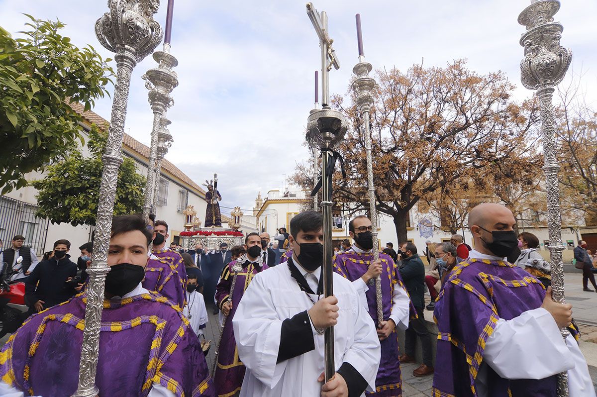 El Vía Crucis de las cofradías vuelve a la calle presidido por Jesús del Calvario