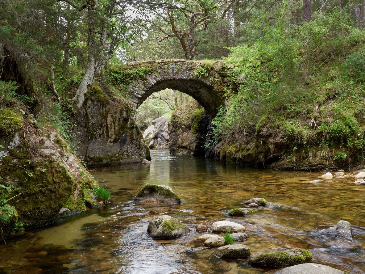 Puente de Angostura en Rascafría.