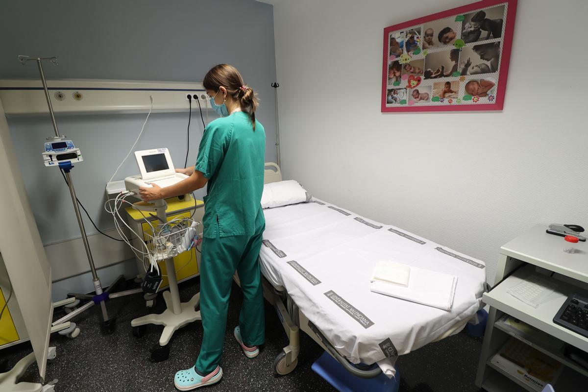 Instalaciones de la maternidad de uno de los hospitales de la provincia.