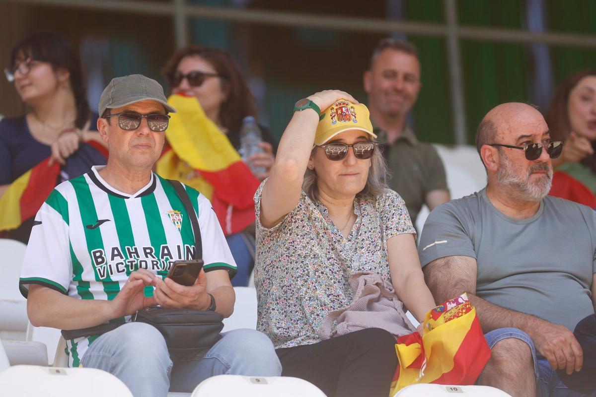 La afición de Córdoba, con la selección española