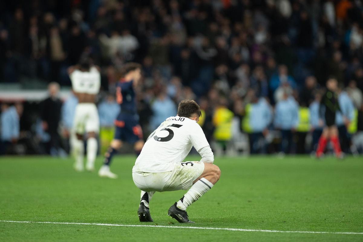 Partido de octavos de final de la Copa del Rey entre el Real Madrid y el Real Club Celta de Vigo, disputado en el estadio Santiago Bernabéu.. FUTBOL.