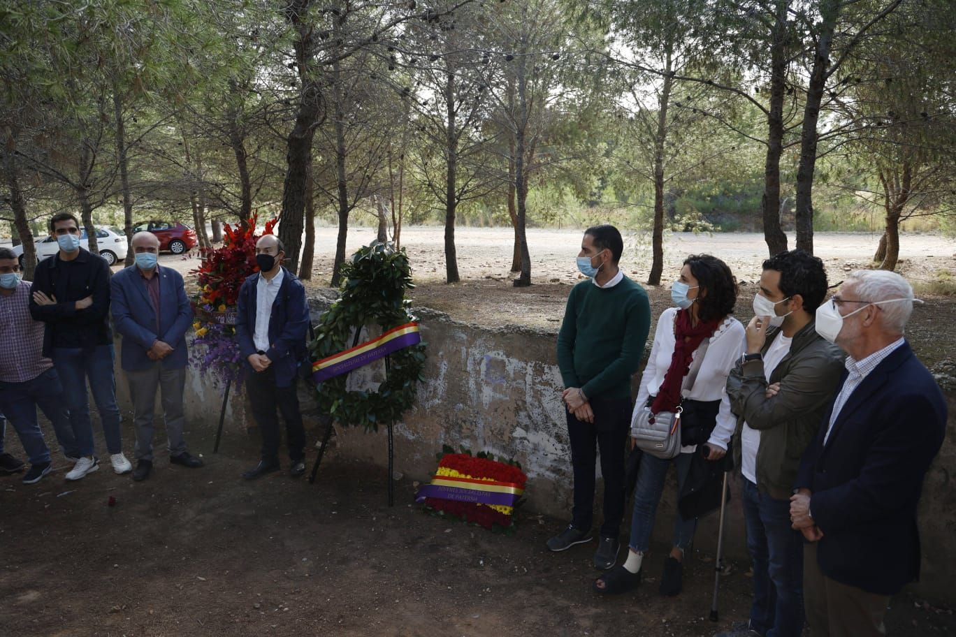 Homenaje socialista en el Paredón de España