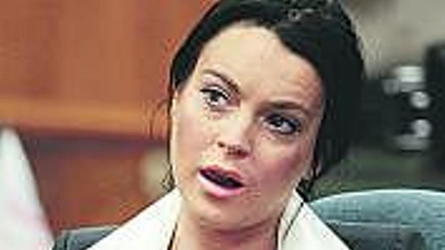 Lindsay Lohan, en el tribunal.  efe