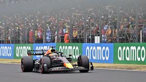 Verstappen, en el circuito de Hungaroring