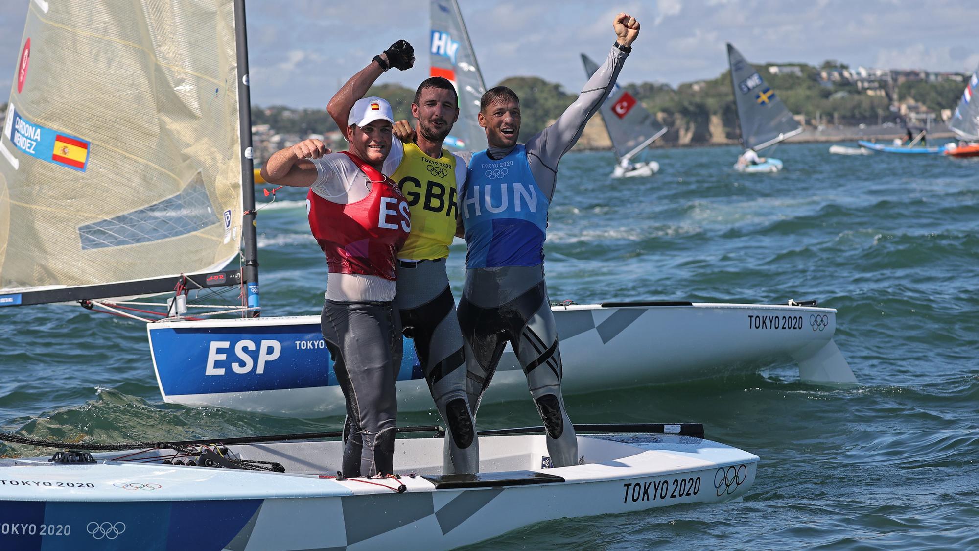 Joan Cardona, medalla de bronce en la clase Finn