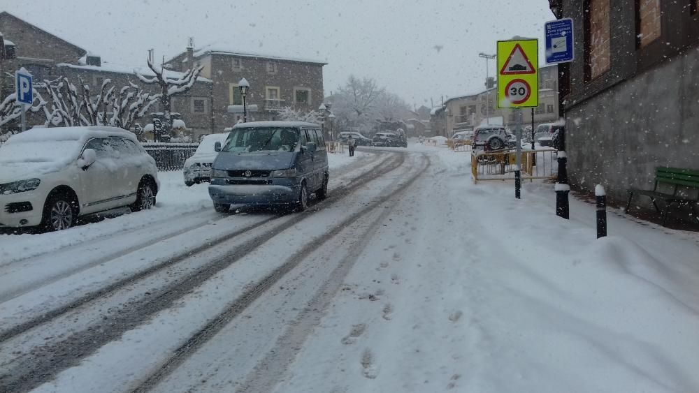 Nevada a la Cerdanya el 28 de gener