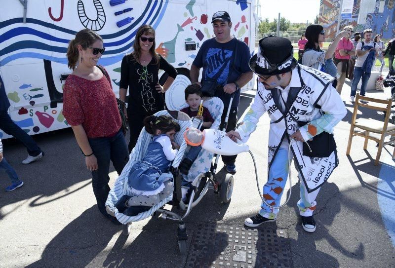 Inauguración de Río y Juego, espacio infantil de las fiestas