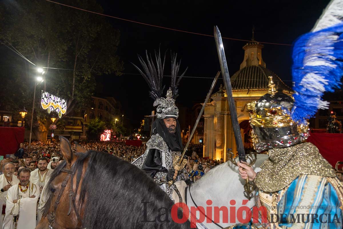 Procesión del Baño y parlamento en las Fiestas de Caravaca