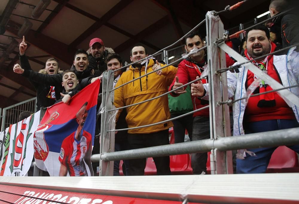 Numancia - Sporting, en imágenes