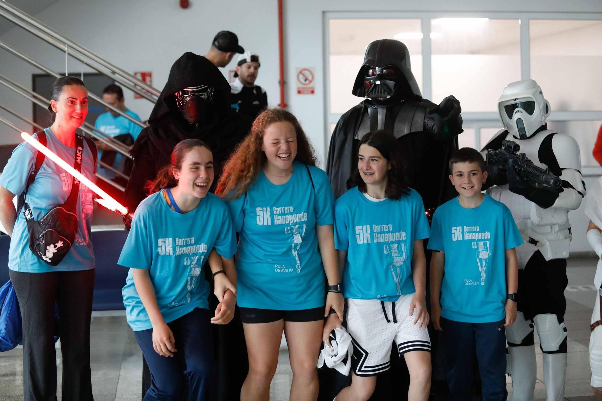 En imágenes: carrera solidaria por Xana García en la Rula de Avilés