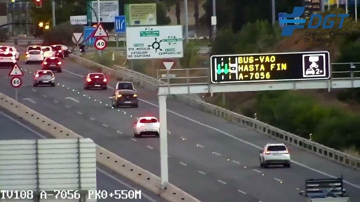 Carril bus-VAO en Andalucía