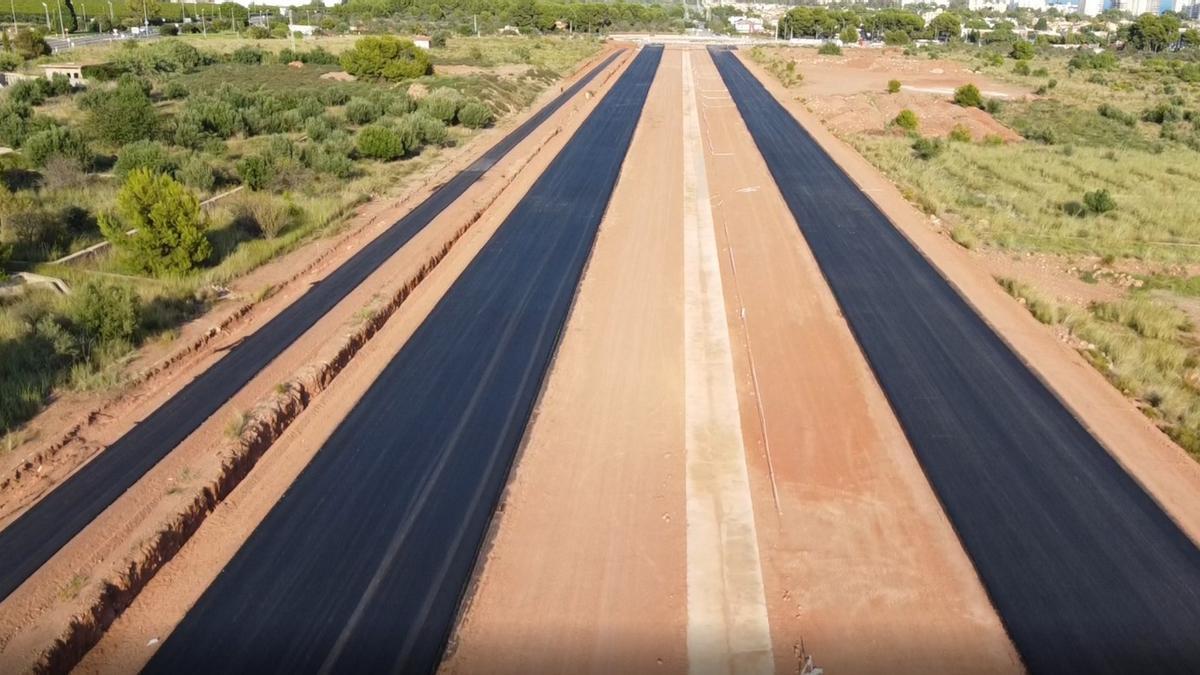 La prolongación de la CV-19 tendrá cuatro carriles, dos por sentido.